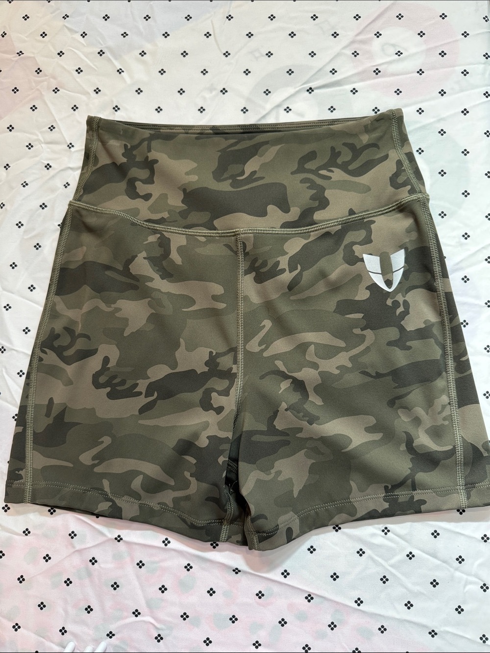 Camo High-Waist Women’s Active Shorts